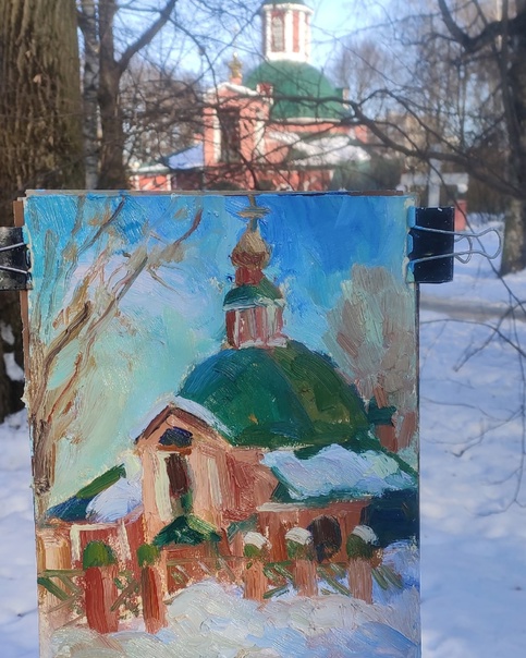 Вера Неверова - член Ассоциации художников-пленэристов, она часто рисует Усадьбу Воронцово.jpg